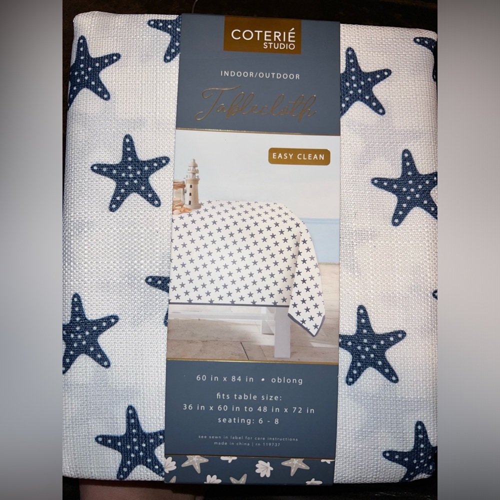 Coterie indoor outdoor table cloth